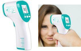 Little balance Infrarot-Thermometer LB Scan IR, weiß/türkis berührungsloses Infrarot- / Stirnthermometer, kein - 1 Stück (LB 8390)