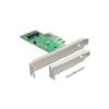 Delock PCI Express x4 Karte > 1 x intern NVMe M.2 Key M 80 mm - Low Profile Form Faktor (89370)
