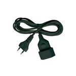 Brennenstuhl Kunststoff-Verlängerungskabel 5m schwarz H03VVH2-F 2x0,75 (1161800)