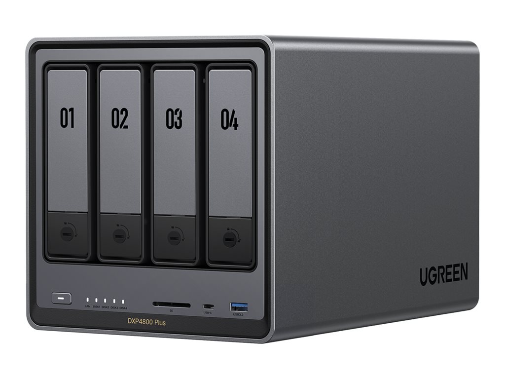 Ugreen NASync DXP4800 Plus 4-Bay NAS Intel Pentium Gold 8505 8 GB RAM Grau