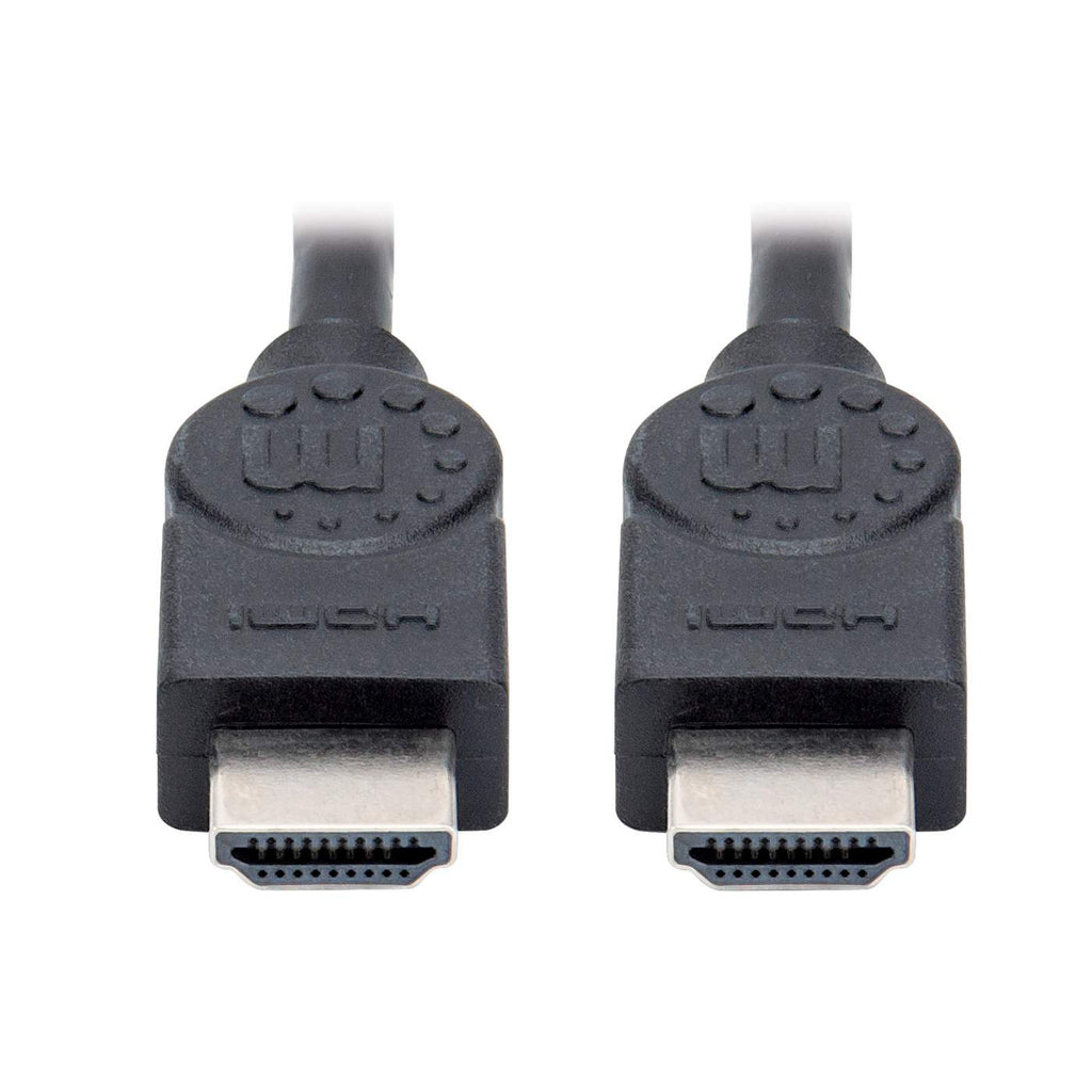 Manhattan High Speed HDMI-Kabel 1,5 m 4K@30Hz ARC 3D Schwarz