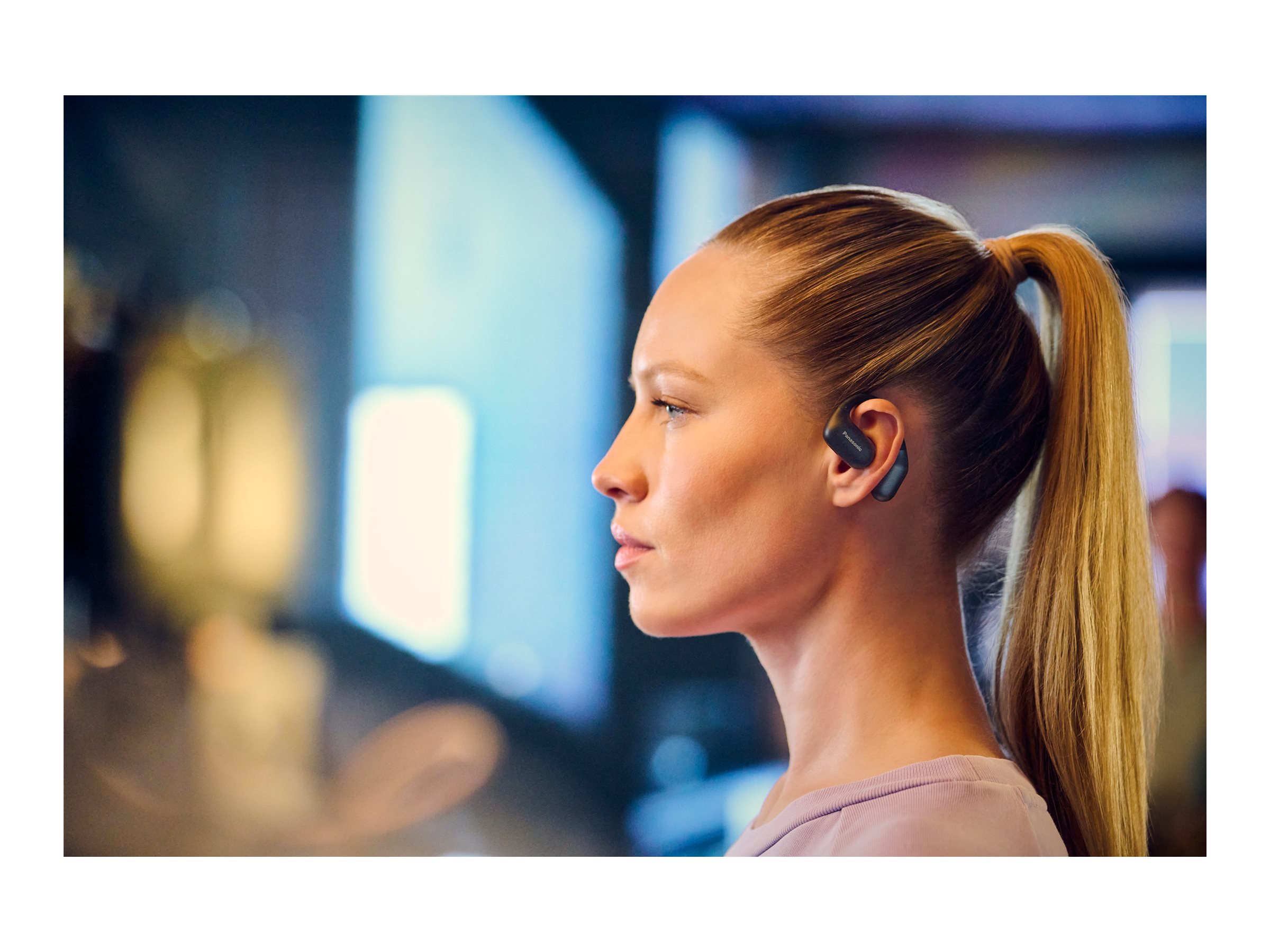Panasonic RB-F10DE Bluetooth Open-Ear True Wireless Kopfhörer Schwarz