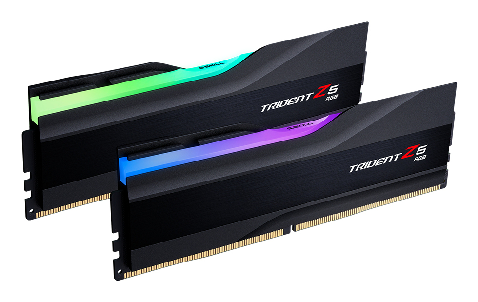 G.Skill Trident Z5 RGB DDR5 32 GB RAM 6000 MT/s CL30 Kit (2x16 GB) Schwarz