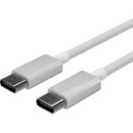 Flexline ®-USB Lade-Sync Kabel, USB C Stecker auf USB-C Stecker, 2.0, ABS, weiß, 2,0m (FL31-12053)
