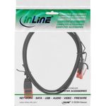 InLine 71250S 0.5m Cat6 U/UTP (UTP) Schwarz Netzwerkkabel (71250S)