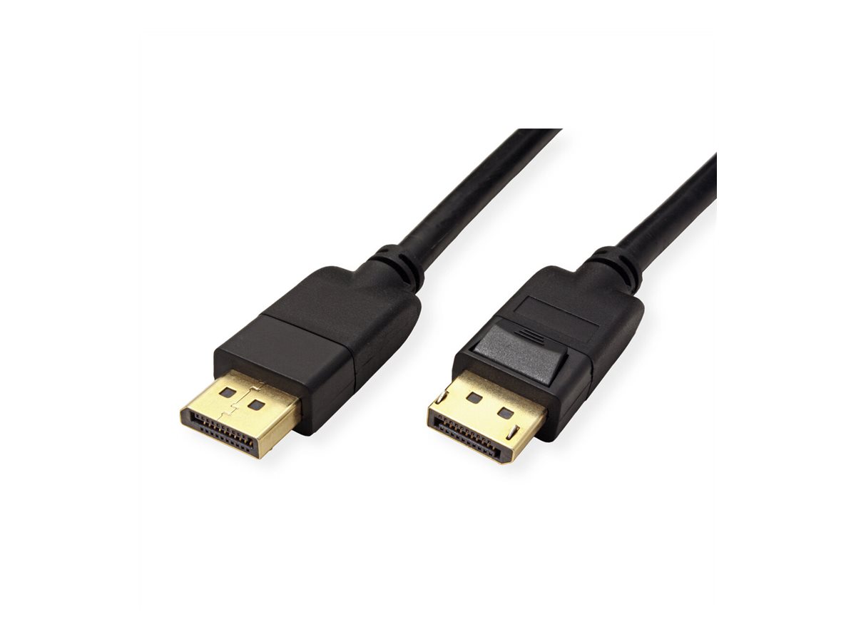 ROLINE Recycled Material DisplayPort 1.4 Kabel DP-DP 5 m Schwarz