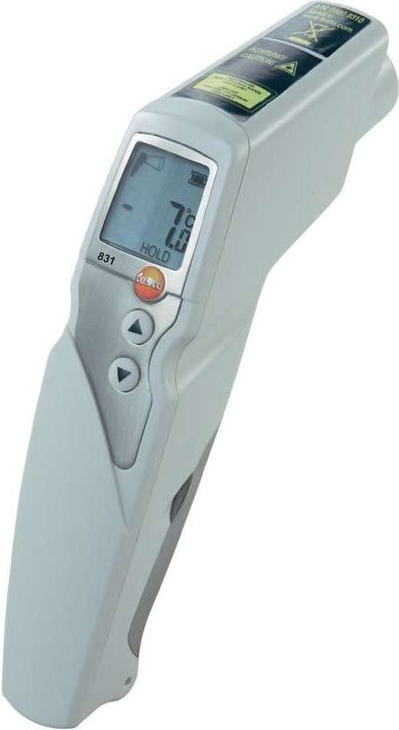 TESTO 831 Infrarot-Thermometer, IR-Thermometer, Optik 30:1, Messbereich -30 bis + 210 °C (0560 8316)