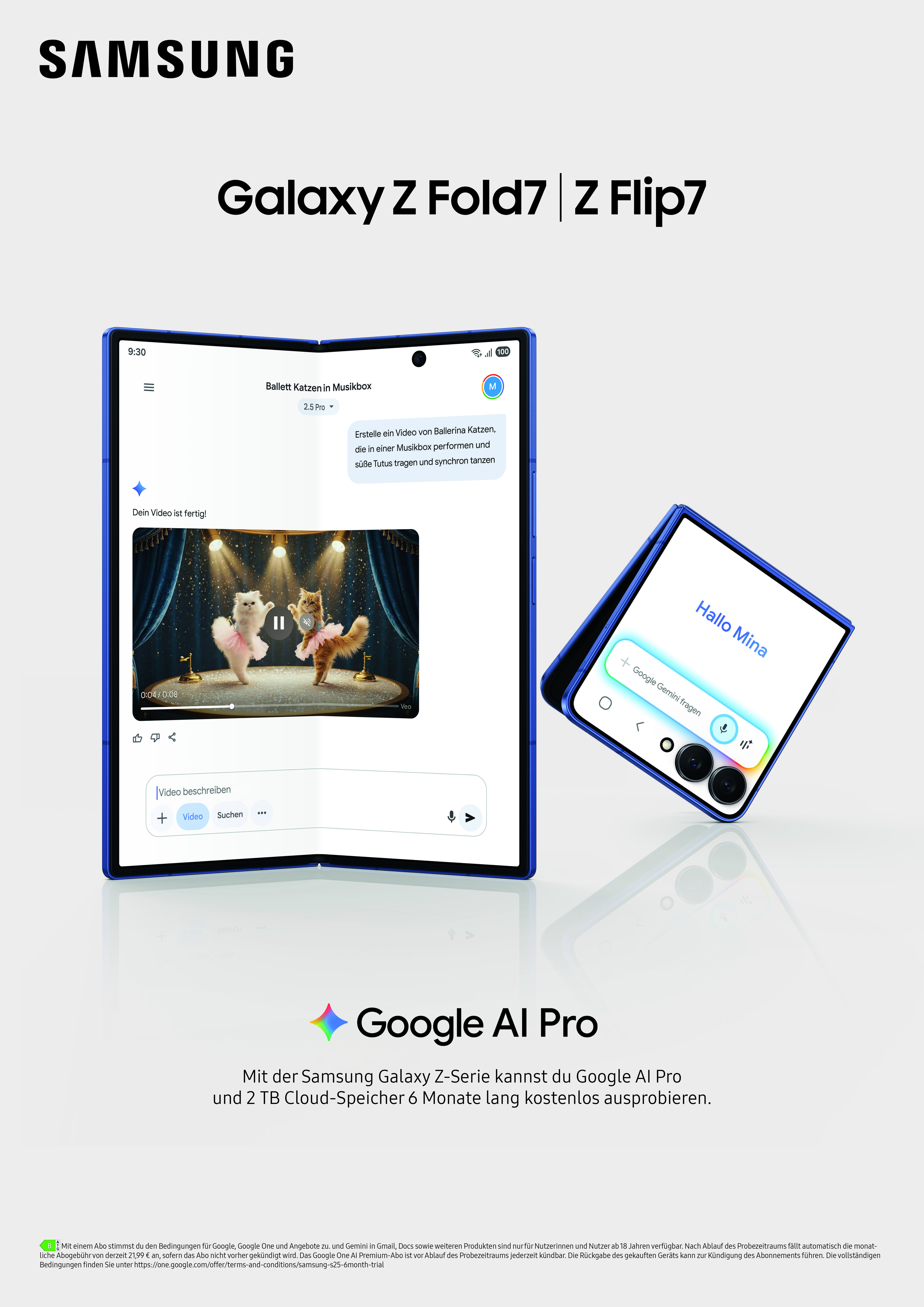 Samsung Galaxy Z Flip7 FE 6,7" OLED 120 Hz 8 GB RAM 256 GB Weiß