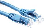 ACT Blue 7 meter U/UTP CAT5E patch cable component level with RJ45 connectors. Cat5e u/utp component bu 7.00m (IK5607)