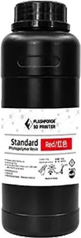 UV/LCD Standard Red 0,5l Flashforge 3D Resin 405nm Flashforge (20001869001)