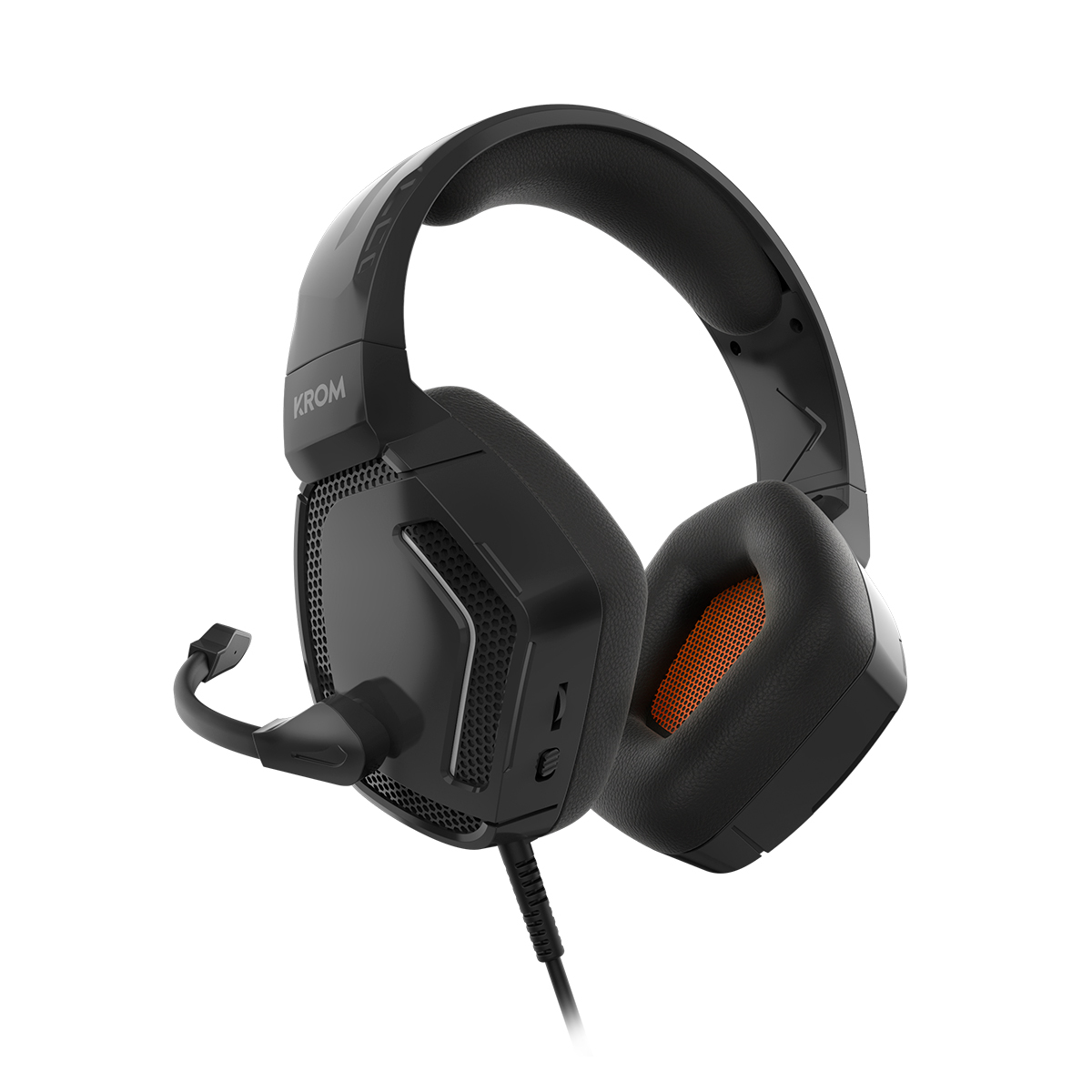 Krom Gaming KOPA PRO Kabelgebundenes Gaming-Headset 3,5 mm Klinke 20–20000 Hz Schwarz