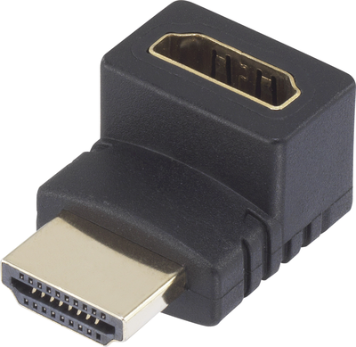 SpeaKa Professional HDMI Adapter [1x HDMI-Stecker - 1x HDMI-Buchse] 270° nach oben gewinkelt vergoldete Steckkontakte SpeaKa Professional (SP-7870128)