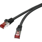 Renkforce RF-4979744 RJ45 Netzwerkkabel, Patchkabel CAT 6 S/FTP 5.00 m Schwarz mit Rastnasenschutz, vergoldete Steckkontakte, Flammwidrig 1 St. (RF-4979744)