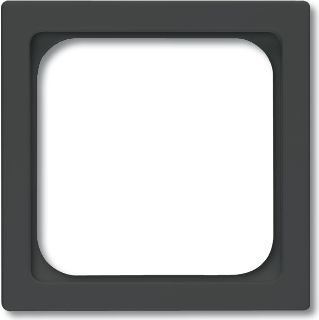 Busch Jaeger 1710-0-3897 Wandplatte/Schalterabdeckung Schwarz (1710-0-3897)