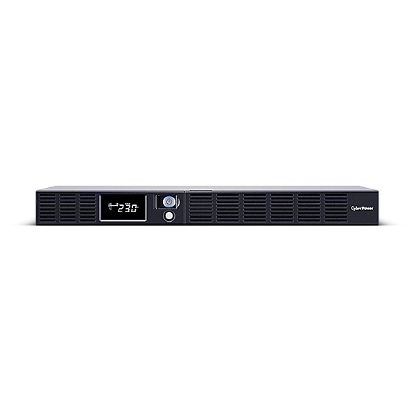 CyberPower OR650ERM1U Line-Interactive USV 650VA/360W Rackmount 1U, USB (HID), AVR, LCD, Ausgang (4) Schuko, Expansion Port für opt. Netzwerkkomunikation (OR650ERM1UGR)