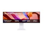 LG 49U950A-W 124,5cm (49") DQHD IPS Curved Office Monitor 32:9 HDMI/DP/USB-C PD90W 144Hz Sync [Energieklasse G] (49U950A-W.AEU)