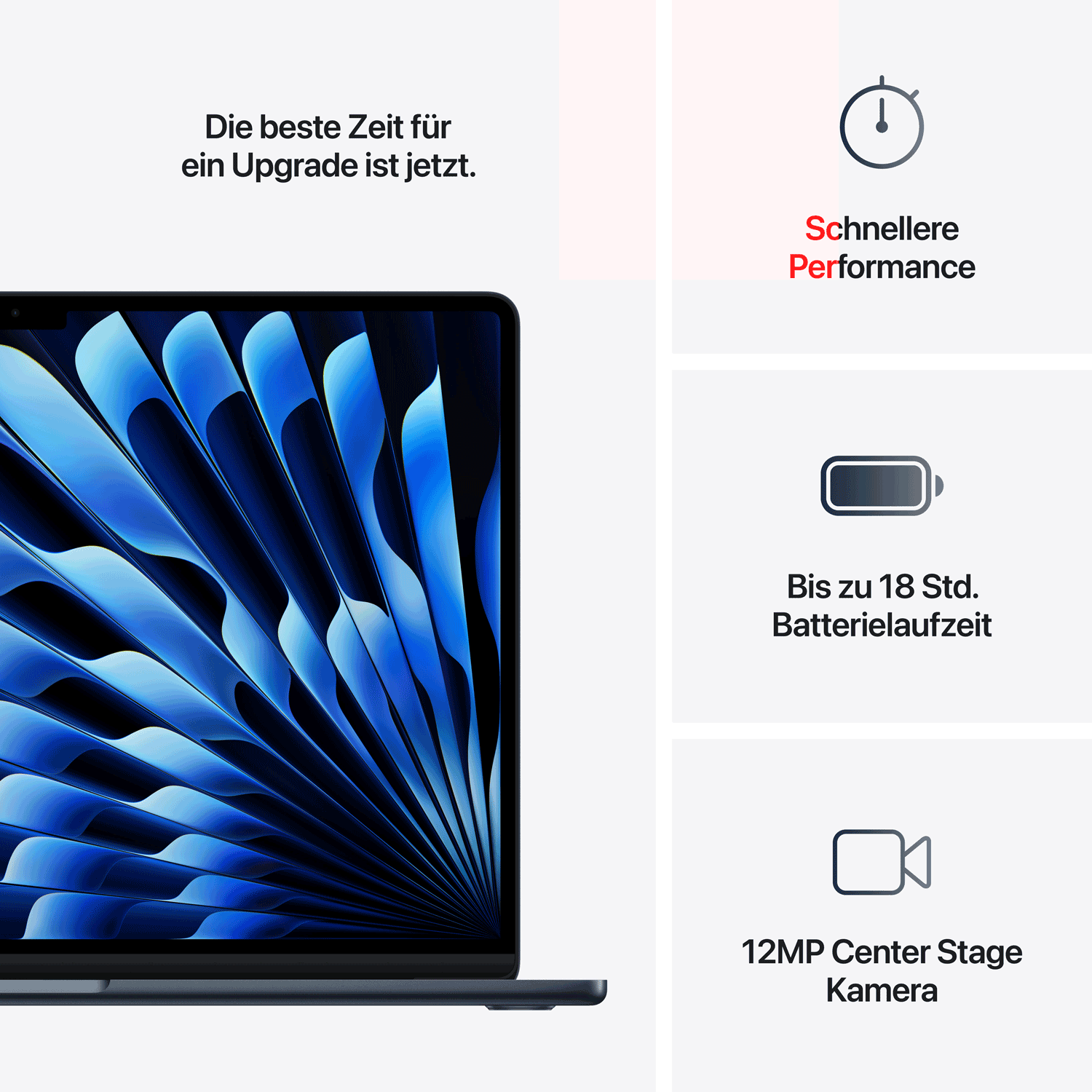 Apple MacBook Air 15.3" M4 10-Core 16 GB RAM 512 GB SSD Midnight
