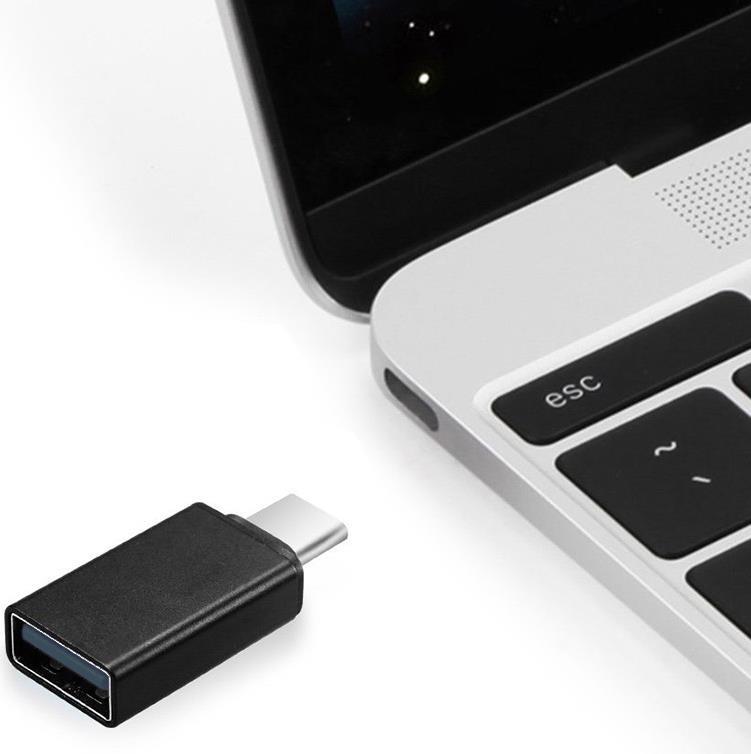 Gembird A-USB2-CMAF-01 Kabelschnittstellen-/Gender-Adapter USB Type-C USB Typ-A Schwarz (A-USB2-CMAF-01)