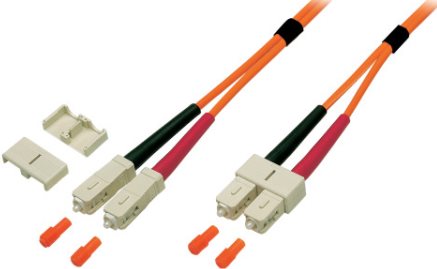 EFB-Elektronik Duplex Jumper SC-SC 62,5/125µ, OM1, LSZH, orange, 3.0mm, 10m Hersteller: EFB Elektronik (O6423.10)