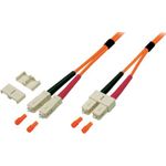 EFB-Elektronik Duplex Jumper SC-SC 62,5/125µ, OM1, LSZH, orange, 3.0mm, 10m Hersteller: EFB Elektronik (O6423.10)