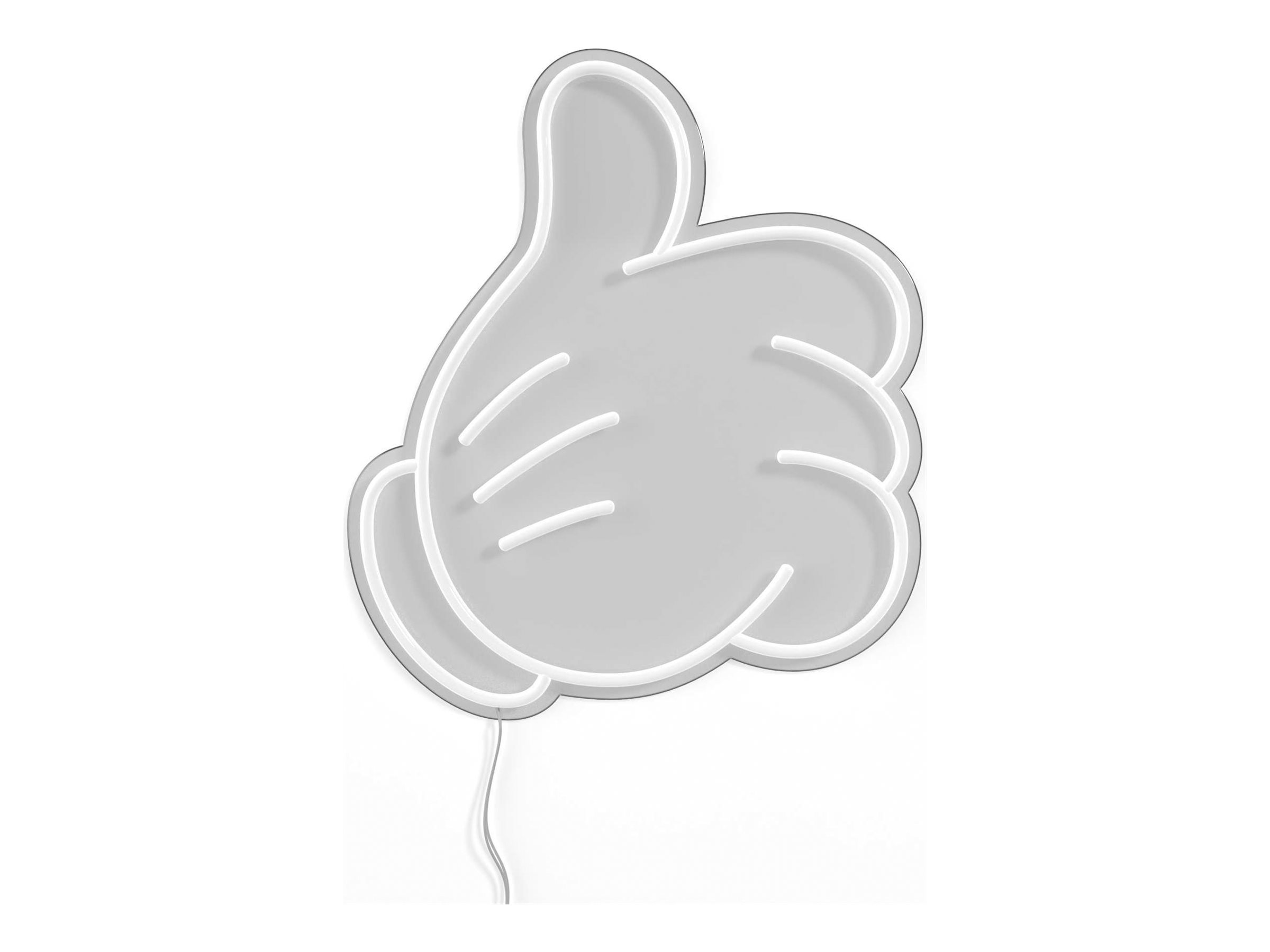 Yellowpop Disney Glove Thumb Up Small LED Dekorationswandlampe 6,5 W Weiß