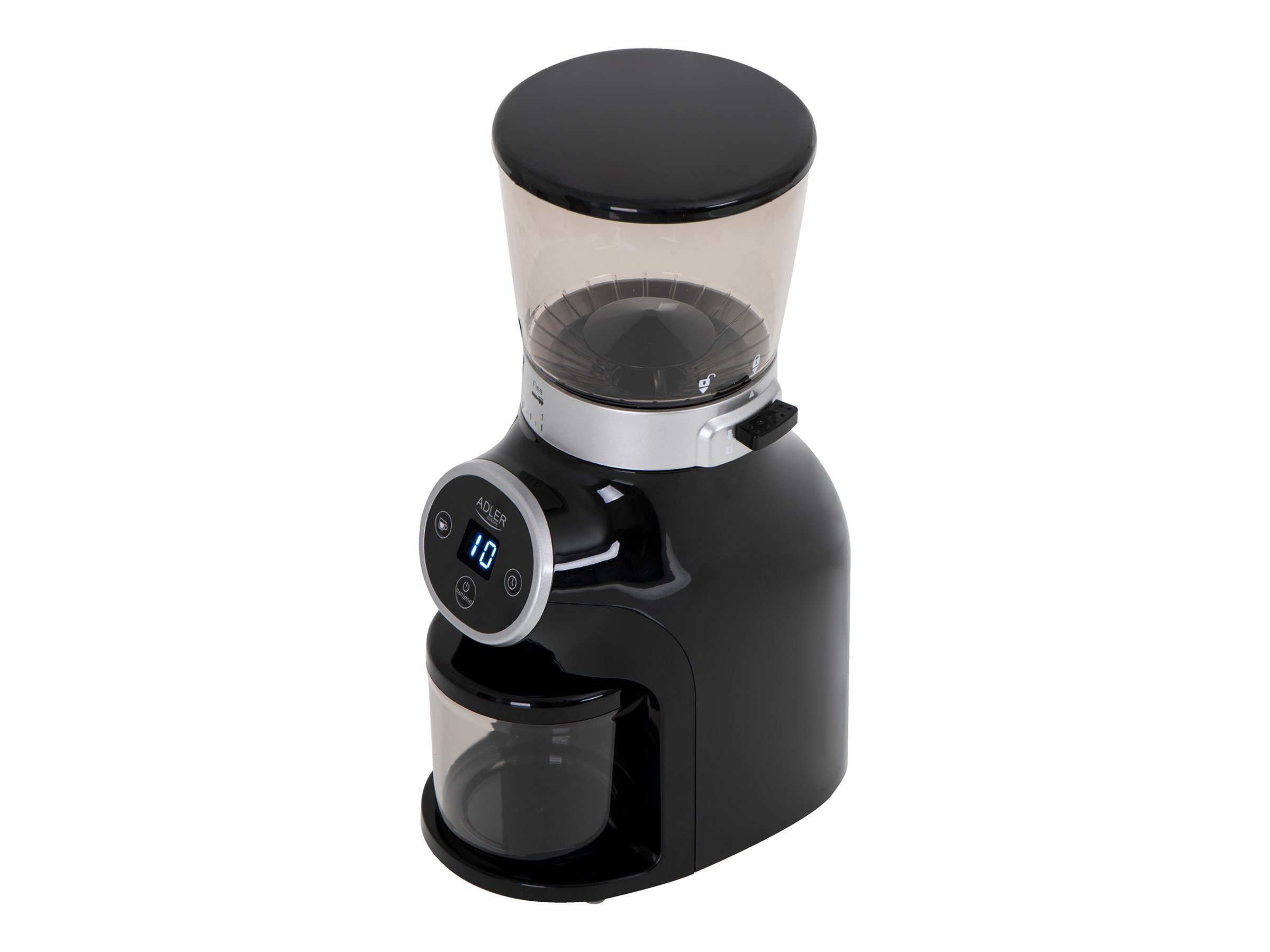 Adler AD 4450 Kaffeemühle 300 W Schwarz/silber