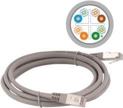 Alantec KKS6SZA5.0 Netzwerkkabel Grau 5 m Cat6 F/UTP (FTP) (KKS6SZA5.0)