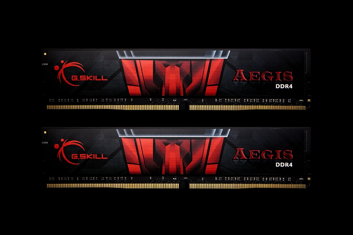 G.Skill AEGIS DDR4 16 GB: 2 x 8 GB (F4-2666C19D-16GIS)