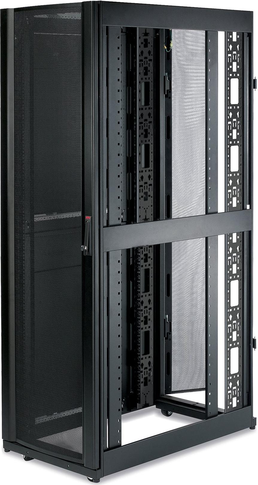 APC NetShelter AR7572 Vertikales Kabelmanagement-Kit Schwarz
