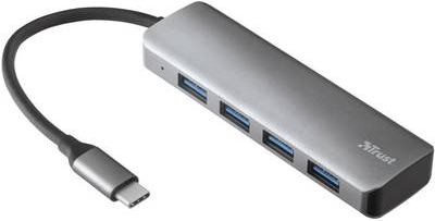 Trust Halyx Aluminium USB-C to 4-Port USB-A 3.2 Hub (23328)