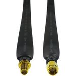 ALLNET ANT-CAB-RSMA-RSMA-40-W Koaxialkabel 0,4 m RP-SMA Schwarz (ANT-CAB-RSMA-RSMA-40-W)