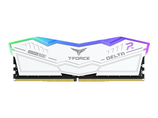 T-FORCE DELTA RGB DDR5 32 GB RAM 6000 MHz CL38 Kit 2x16 GB Weiß