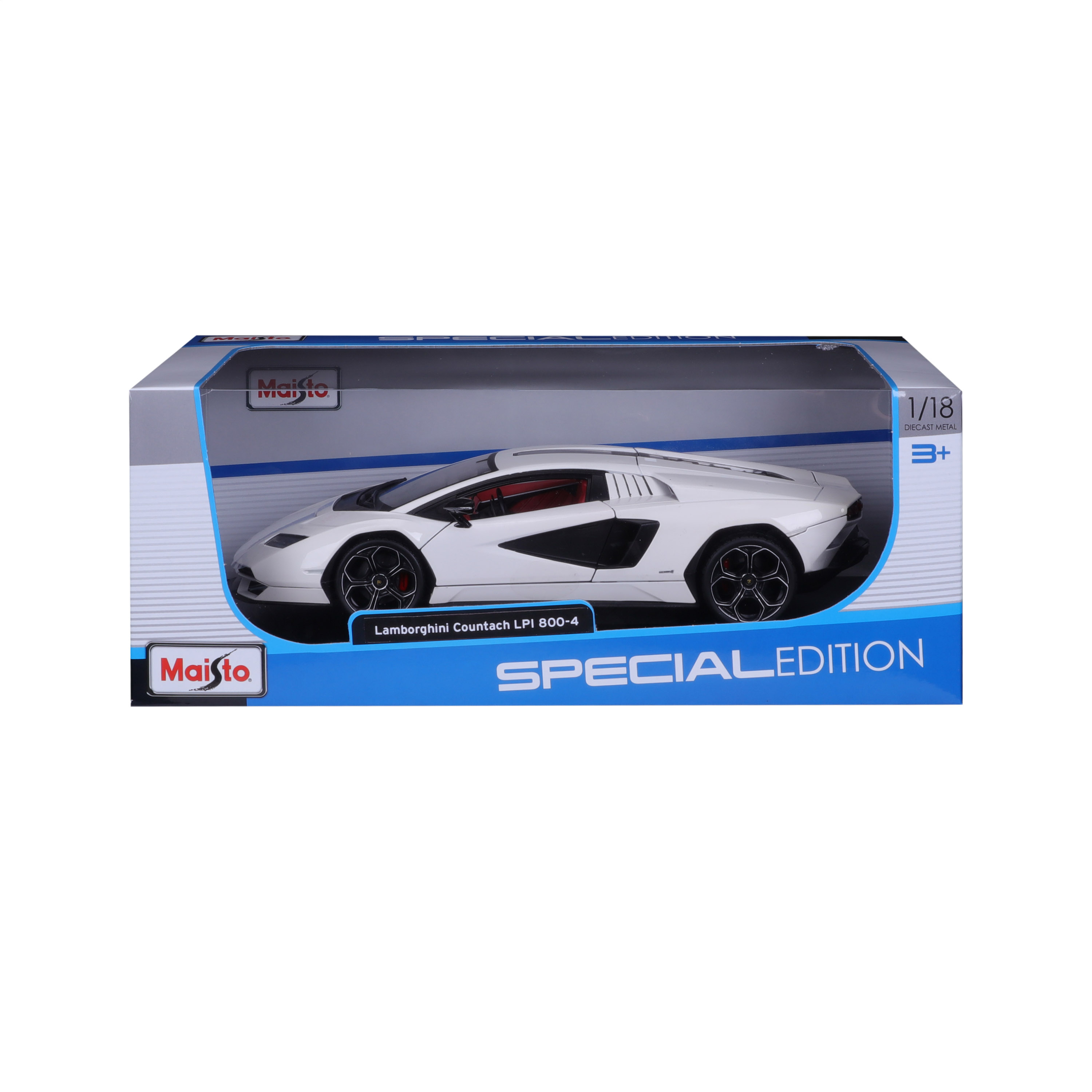 Maisto Lamborghini Countach LPI 800-4 1:18 Modellauto Weiß