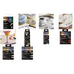 POSCA Pigmentmarker PC-3M, softe Farben, 8er Etui Strichstärke: 0,9 (PC3M/8APF ASS72)