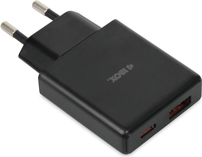 iBOX C-43 Slim GaN PD30W Netzladegerät, schwarz (ILUC43B)