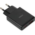 iBOX C-43 Slim GaN PD30W Netzladegerät, schwarz (ILUC43B)