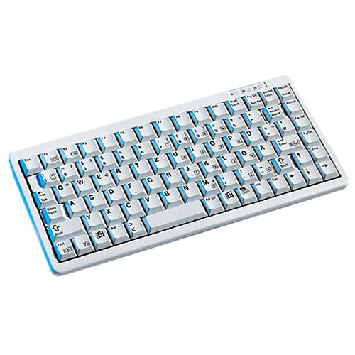 CHERRY Compact-Keyboard G84-4100 - Mechanische Tastatur - USB - 86 Tasten Hellgrau