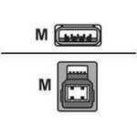 HP USB-Kabel USB Type B (M) zu USB Typ A (M) (690652-001)