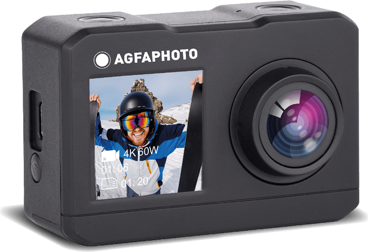 AgfaPhoto Action Cam Actionsport-Kamera 16 MP 2K Ultra HD CMOS WLAN 58 g (AC7000BK)