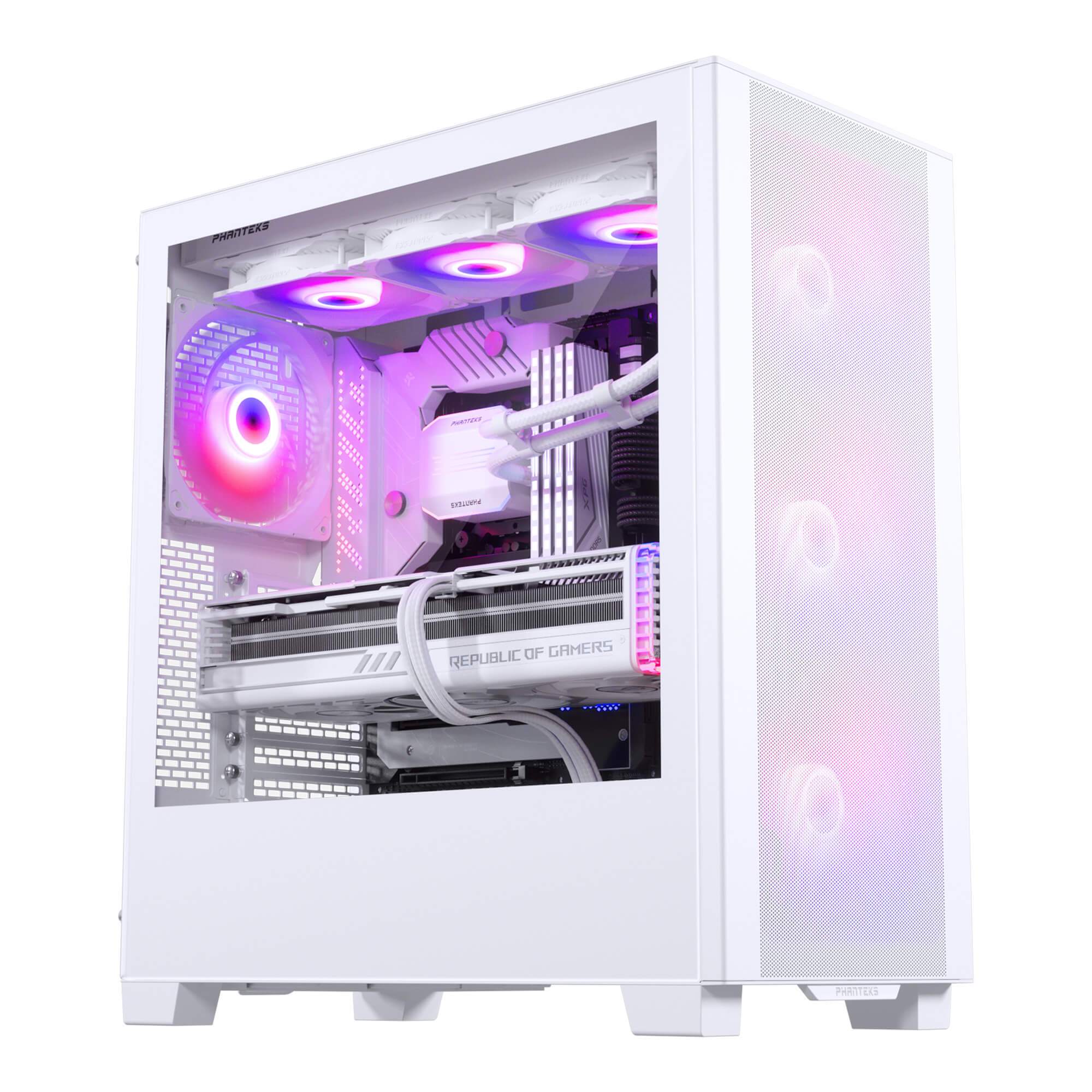 Phanteks XT Pro Ultra Midi-Tower Tempered Glass D-RGB Mattes Weiß