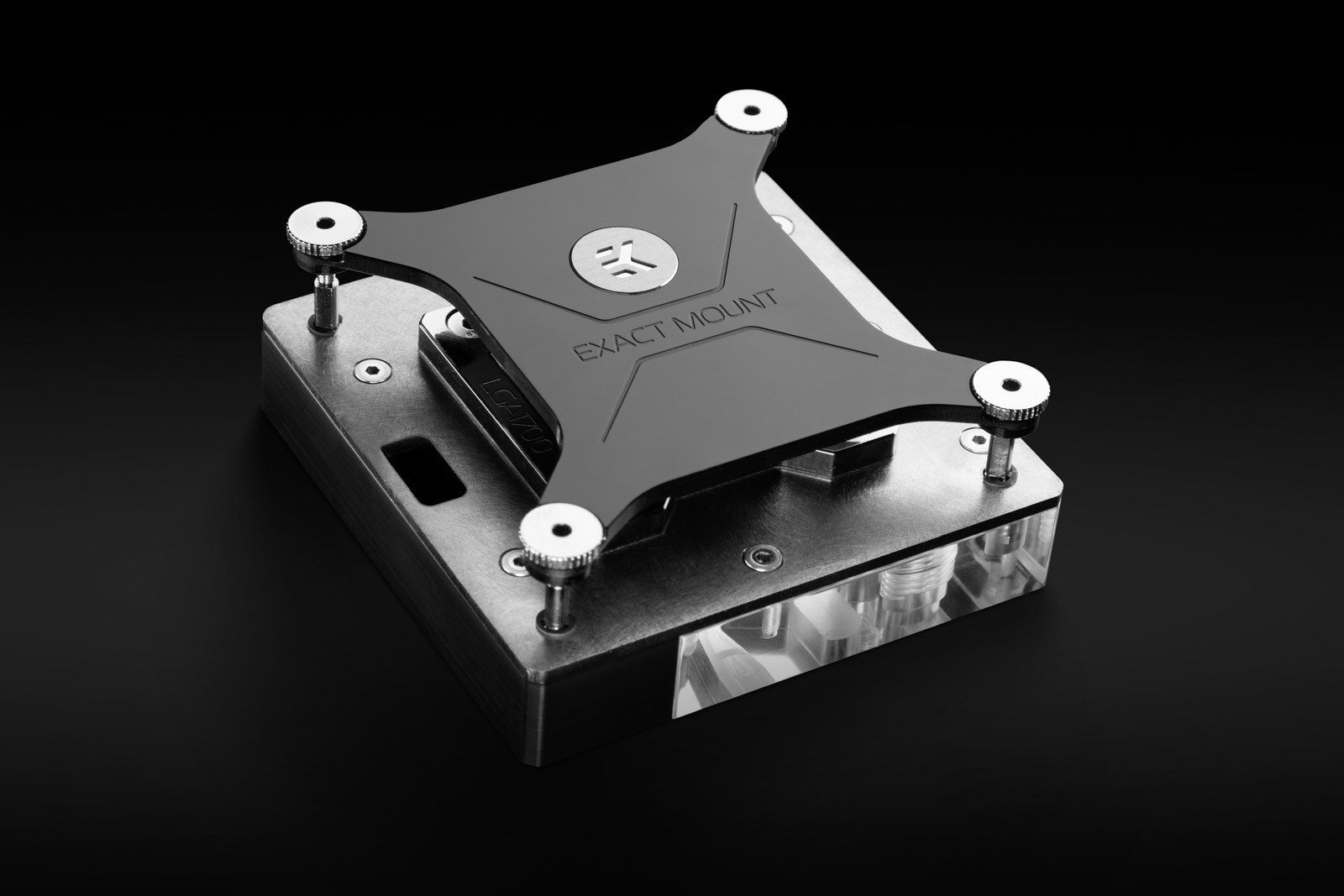 EK Water Blocks EK-Quantum Velocity D-RGB Wasserblock Acryl Kupfer LGA 1700 1/4" Schwarz/Nickel