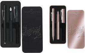 FABER-CASTELL Schreibgeräte-Set GRIP 2011, rosa beinhaltet: 1 x Füllhalter GRIP 2011 rosa, Feder: M - 1 Stück (201539)