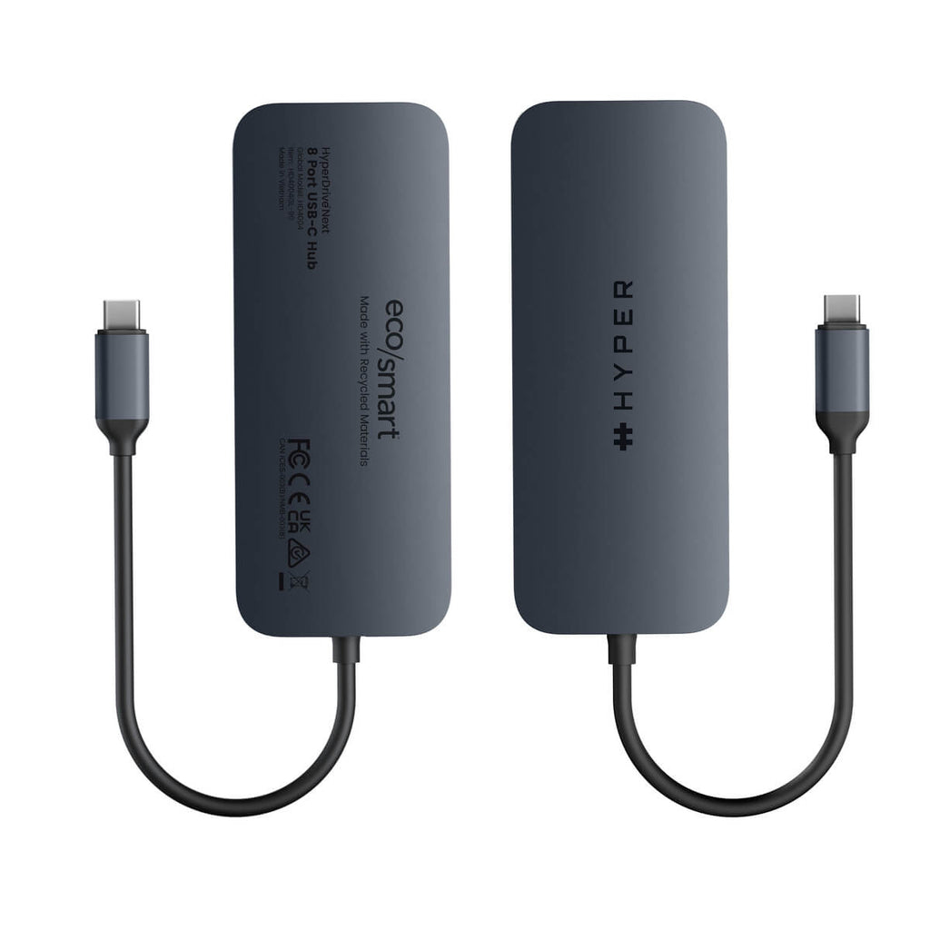 HyperDrive Next 8-in-1 USB-C-Hub mit 140 W PD 3.1 Power Pass-through Mitternachtsblau