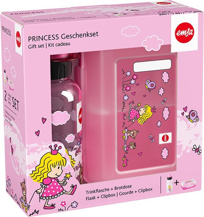 EMSA Kids Set Princess Lunch box set Polypropylene (PP) - Tritan Pink 1Stück(e) (518137)