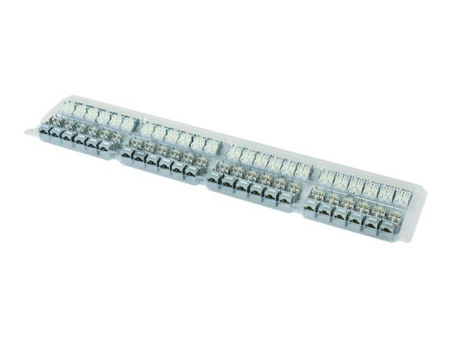 Telegärtner AMJ-S Cat6A Keystone Modul Snap-In TP/LSA T568A 24er-Pack Grau
