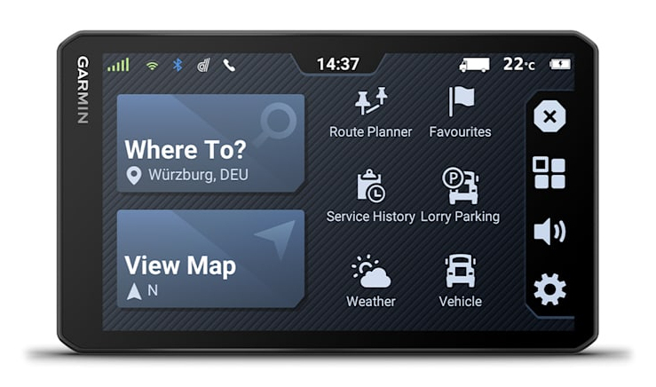 Garmin dēzl LGV720 6,95" TFT LKW-Navigation Schwarz