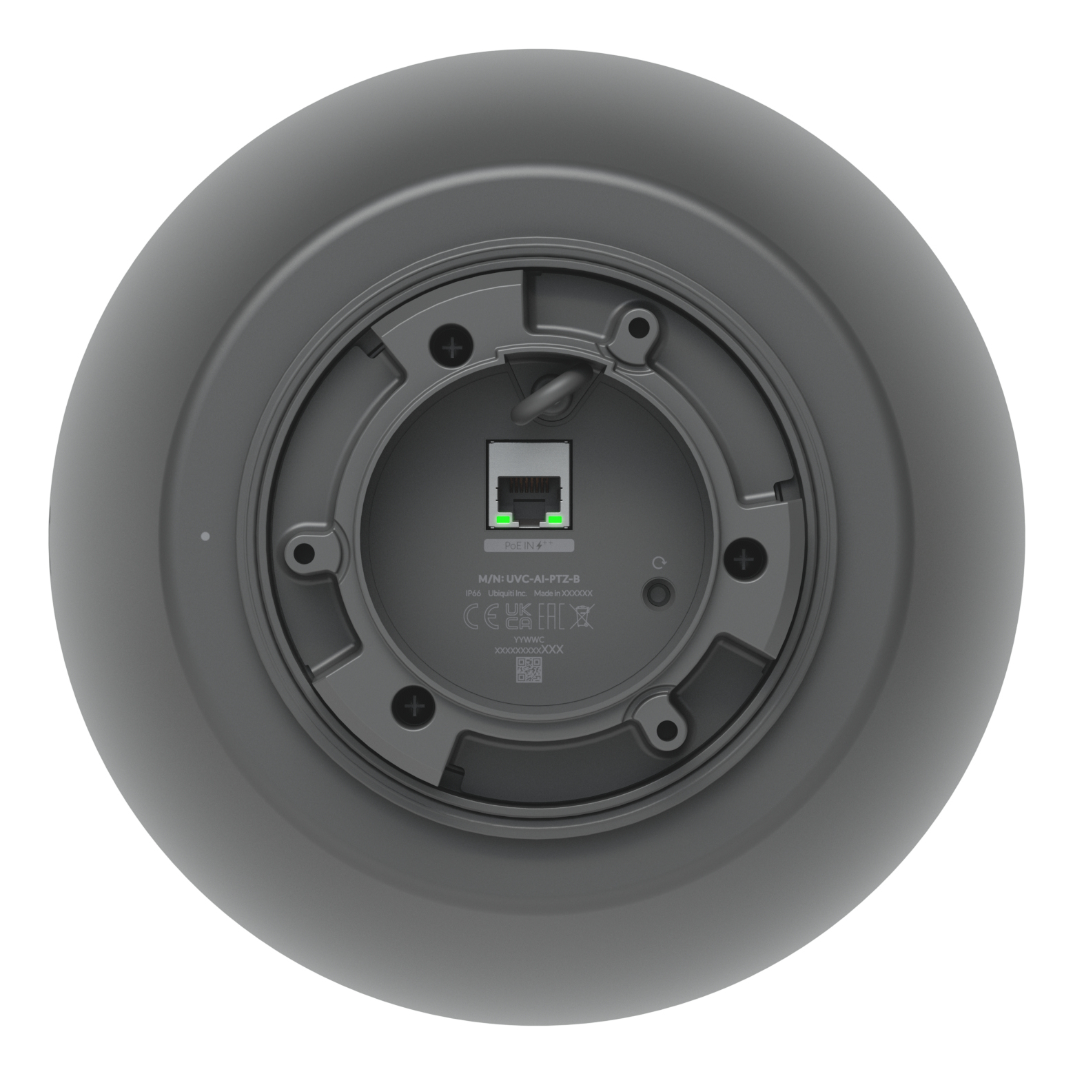 Ubiquiti UniFi AI PTZ Industrial 4K PTZ Netzwerk-Überwachungskamera Schwarz
