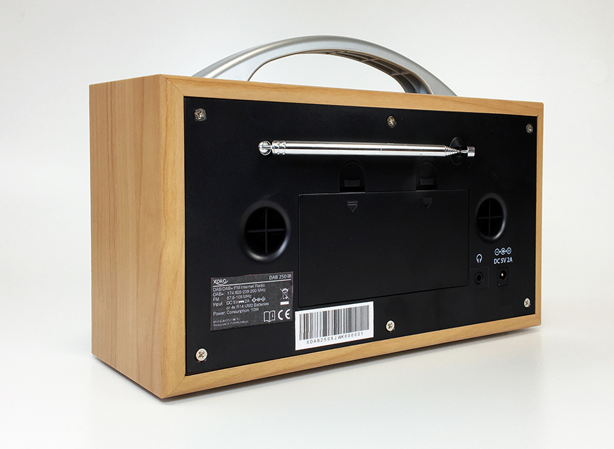 XORO DAB 250 IR Internetradio DAB+ FM UKW Spotify Bluetooth WLAN 2.4" Braun