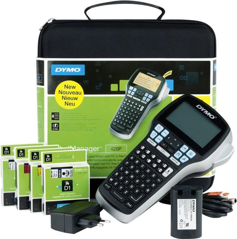 DYMO LabelMANAGER 420P Etikettendrucker 180 dpi Schwarz, Grau
