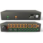 Vertiv Geist Rack PDU, Monitored (Unit Level), EC, 2U, input IEC 60309 230V 32A, locking outlets (12)C13 (4)C19 (VP4G32A0)